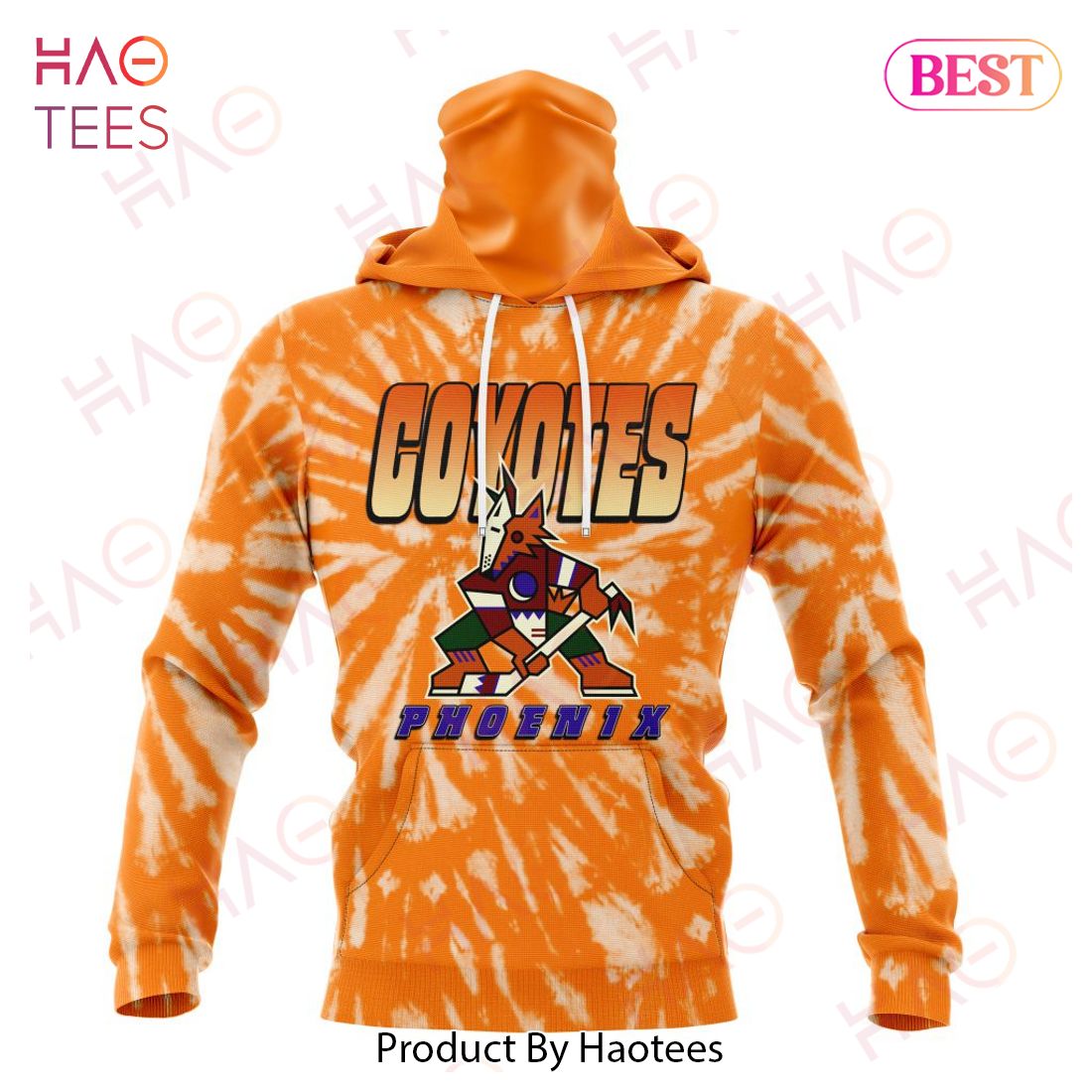 NHL Arizona Coyotes Special Retro Vintage Tie - Dye Hoodie NHL Arizona Coyotes Special Retro Vintage Tie - Dye Hoodie