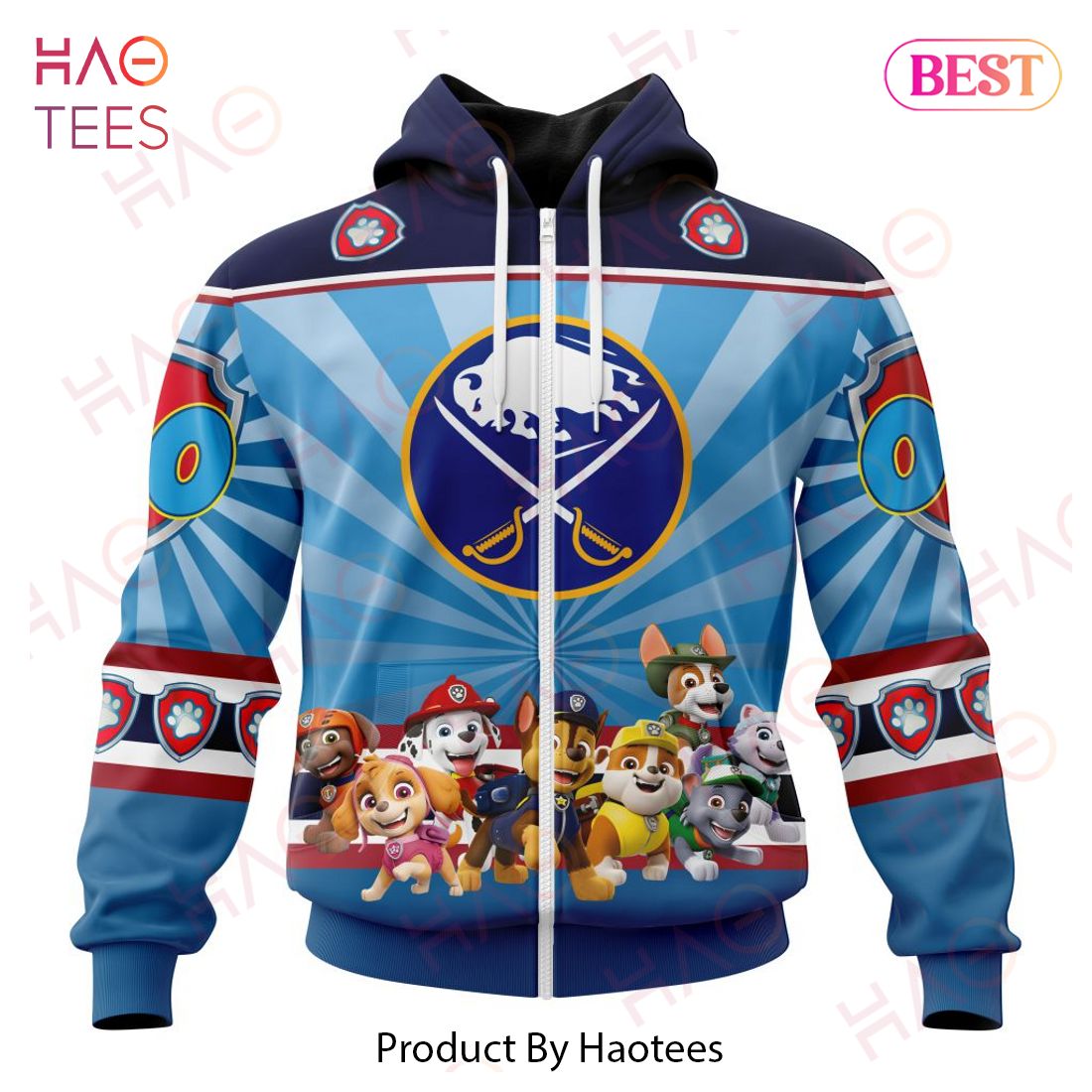 NHL Buffalo Sabres Special Paw Patrol Kits Hoodie NHL Buffalo Sabres Special Paw Patrol Kits Hoodie