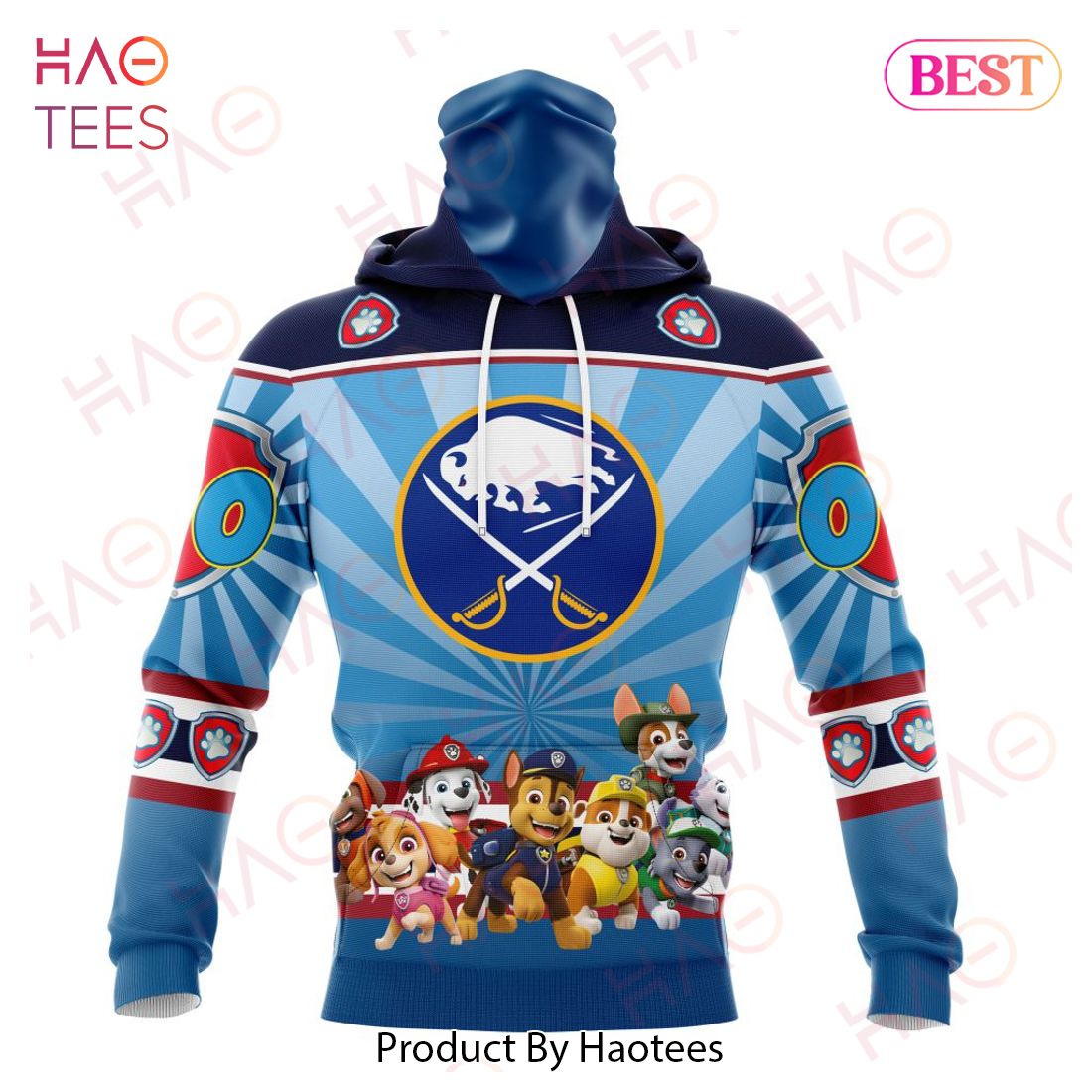 NHL Buffalo Sabres Special Paw Patrol Kits Hoodie NHL Buffalo Sabres Special Paw Patrol Kits Hoodie