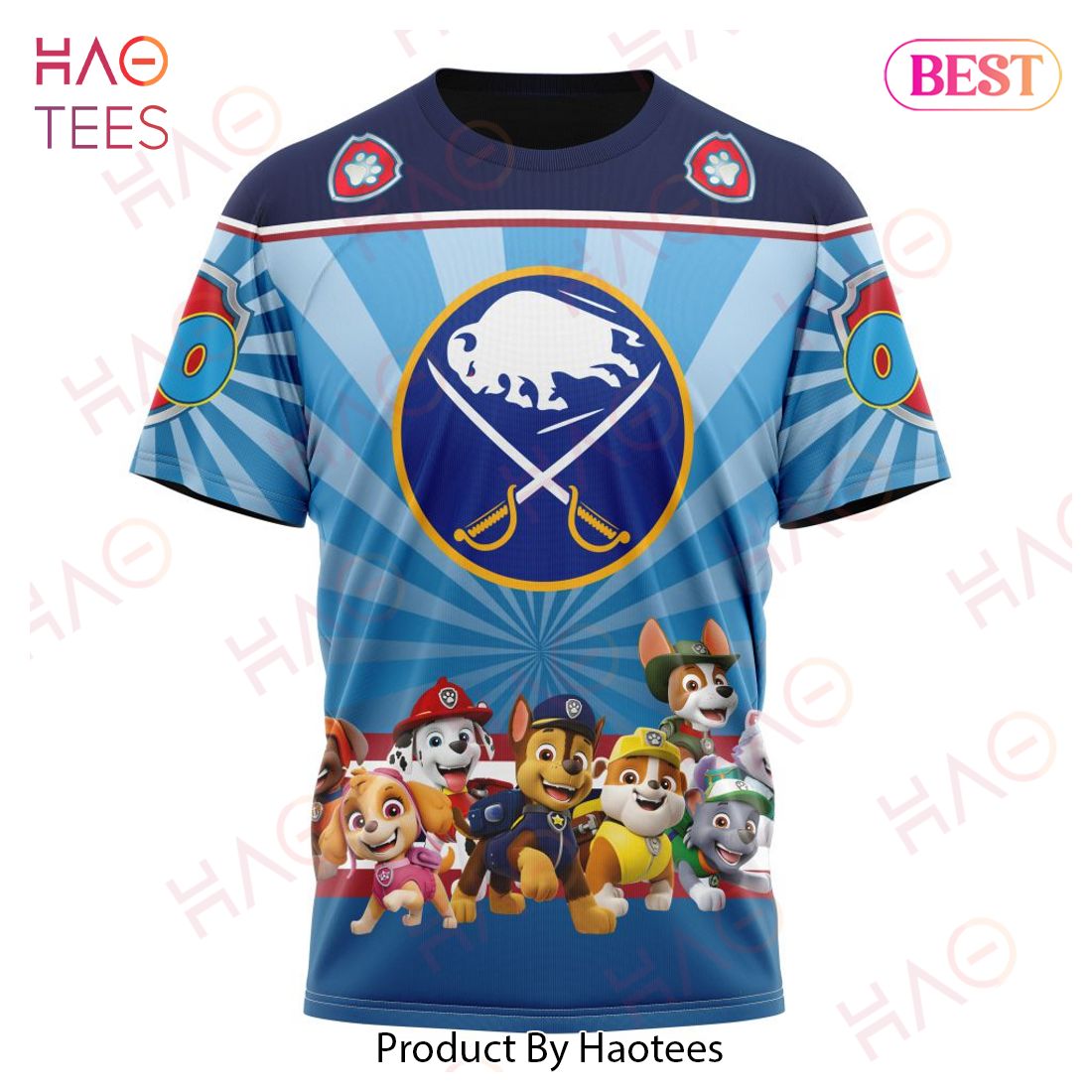 NHL Buffalo Sabres Special Paw Patrol Kits Hoodie NHL Buffalo Sabres Special Paw Patrol Kits Hoodie