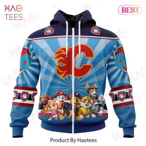 NHL Calgary Flames Special Paw Patrol Kits Hoodie