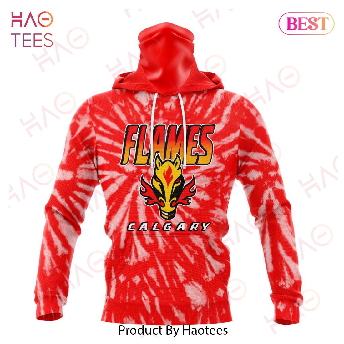 NHL Calgary Flames Special Retro Vintage Tie - Dye Hoodie NHL Calgary Flames Special Retro Vintage Tie - Dye Hoodie