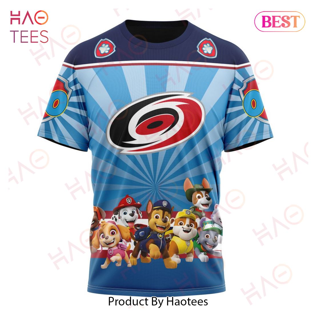 NHL Carolina Hurricanes Special Paw Patrol Kits Hoodie NHL Carolina Hurricanes Special Paw Patrol Kits Hoodie