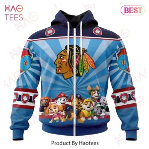 NHL Chicago Blackhawks Special Paw Patrol Kits Hoodie