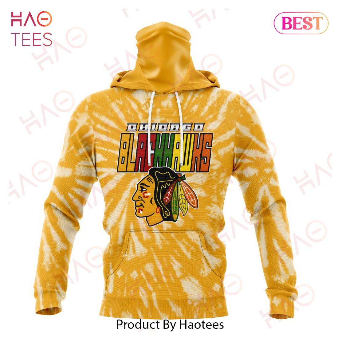 NHL Chicago Blackhawks Special Retro Vintage Tie - Dye Hoodie NHL Chicago Blackhawks Special Retro Vintage Tie - Dye Hoodie
