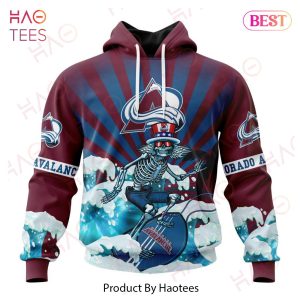 NHL Colorado Avalanche Specialized Kits For The Grateful Dead Hoodie