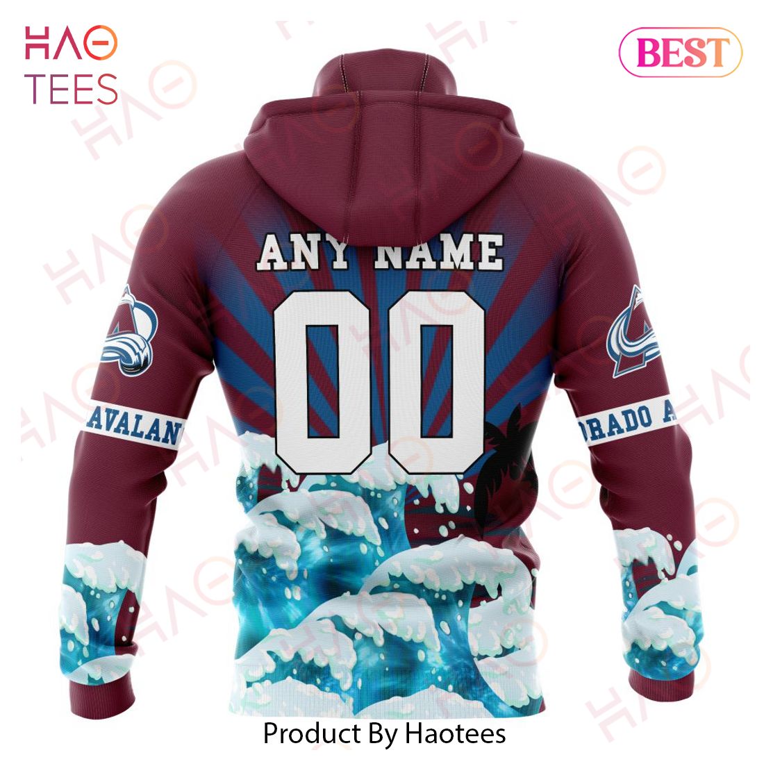 NHL Colorado Avalanche Specialized Kits For The Grateful Dead Hoodie NHL Colorado Avalanche Specialized Kits For The Grateful Dead Hoodie