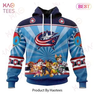 NHL Columbus Blue Jackets Special Paw Patrol Kits Hoodie