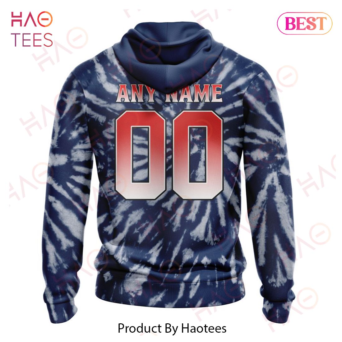 NHL Columbus Blue Jackets Special Retro Vintage Tie - Dye Hoodie NHL Columbus Blue Jackets Special Retro Vintage Tie - Dye Hoodie