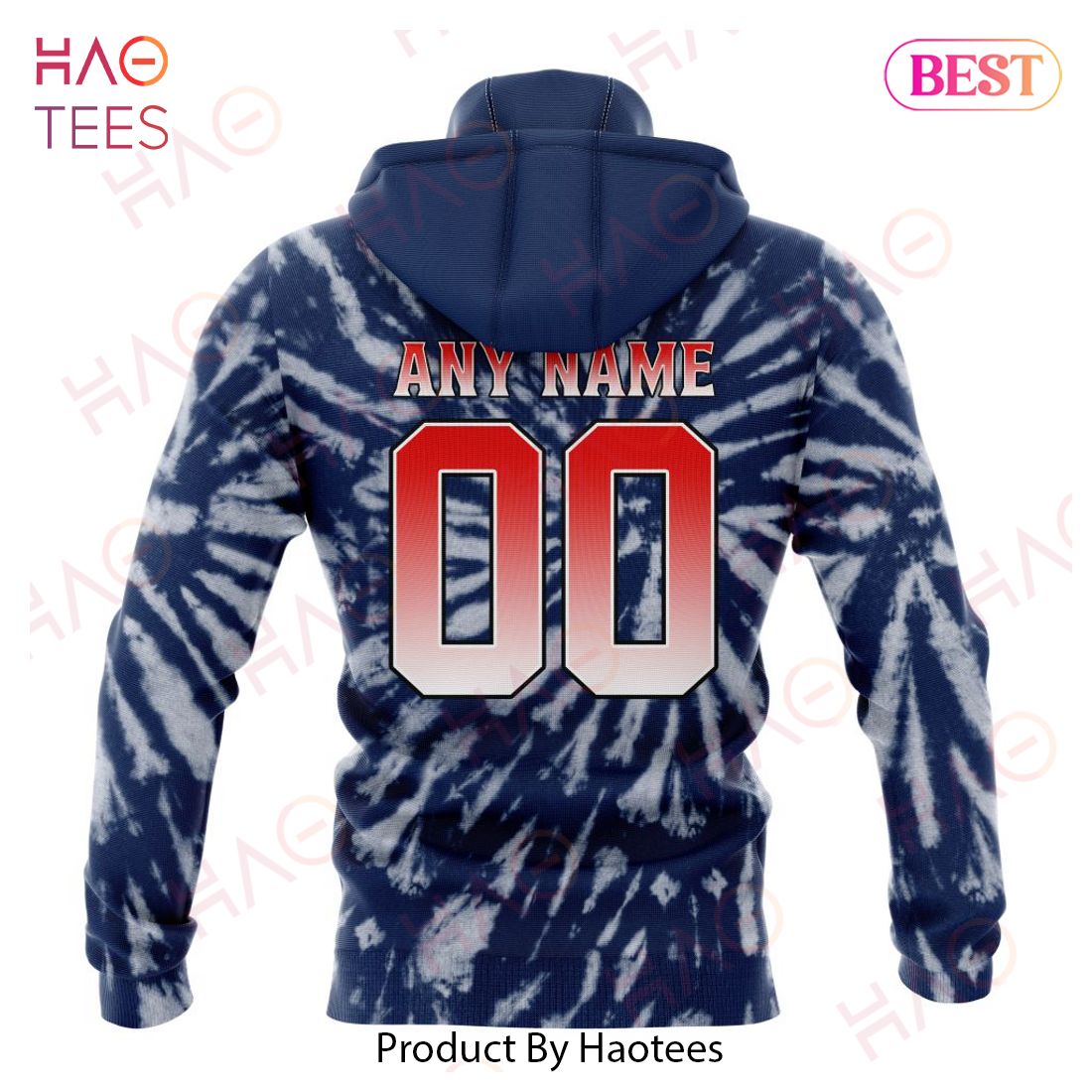 NHL Columbus Blue Jackets Special Retro Vintage Tie - Dye Hoodie NHL Columbus Blue Jackets Special Retro Vintage Tie - Dye Hoodie
