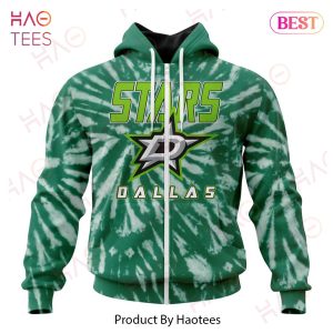 NHL Dallas Stars Special Retro Vintage Tie – Dye Hoodie