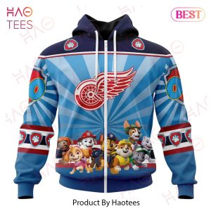NHL Detroit Red Wings Special Paw Patrol Kits Hoodie