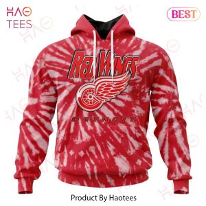 NHL Detroit Red Wings Special Retro Vintage Tie – Dye Hoodie