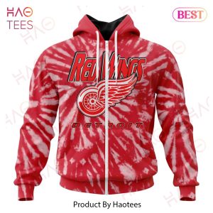 NHL Detroit Red Wings Special Retro Vintage Tie – Dye Hoodie