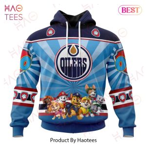 NHL Edmonton Oilers Special Paw Patrol Kits Hoodie