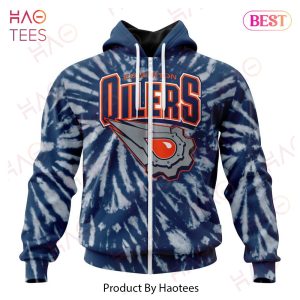 NHL Edmonton Oilers Special Retro Vintage Tie – Dye Hoodie