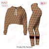 Gucci Full Logo Crop Hoodie And Legging Limited Edition