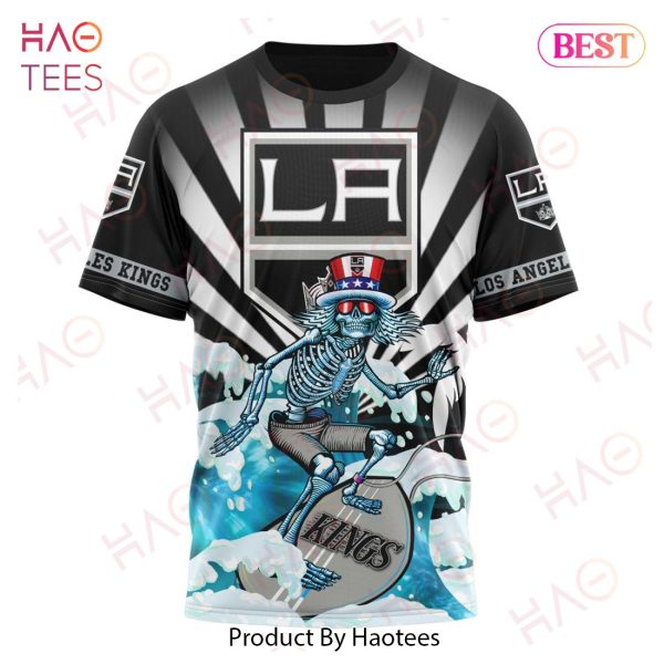 NHL Los Angeles Kings Specialized Kits For The Grateful Dead Hoodie
