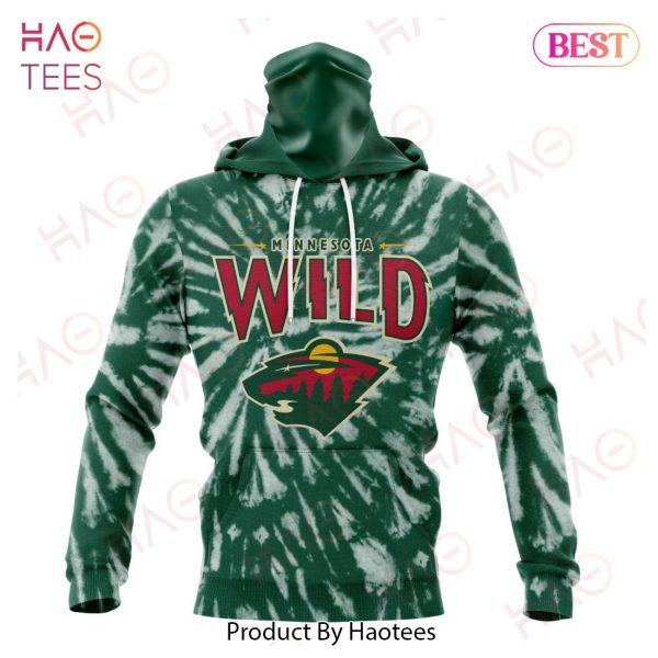 NHL Minnesota Wild Special Retro Vintage Tie – Dye Hoodie