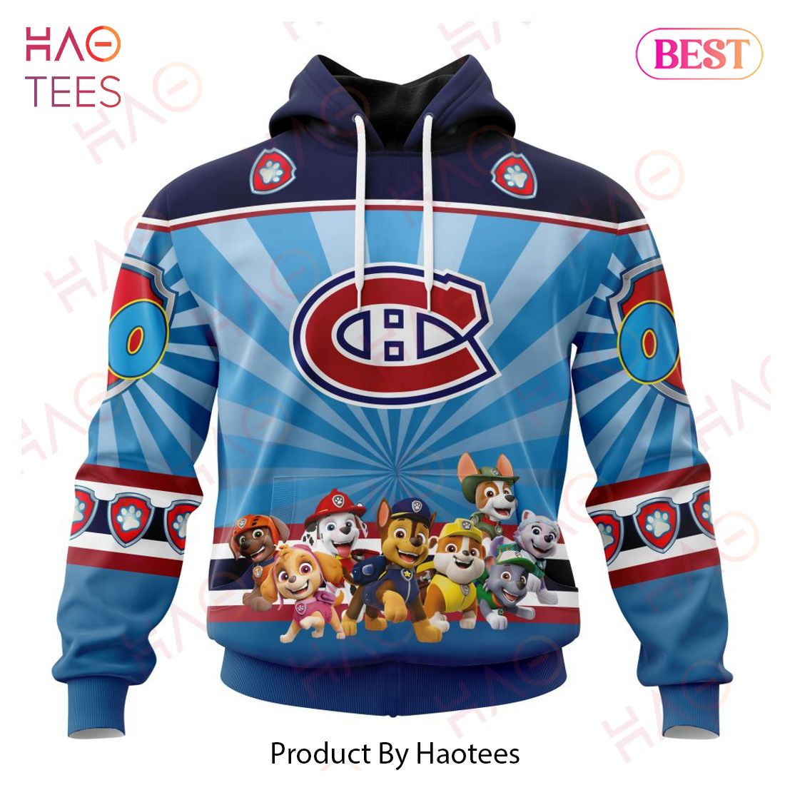 NHL Montreal Canadiens Special Paw Patrol Kits Hoodie