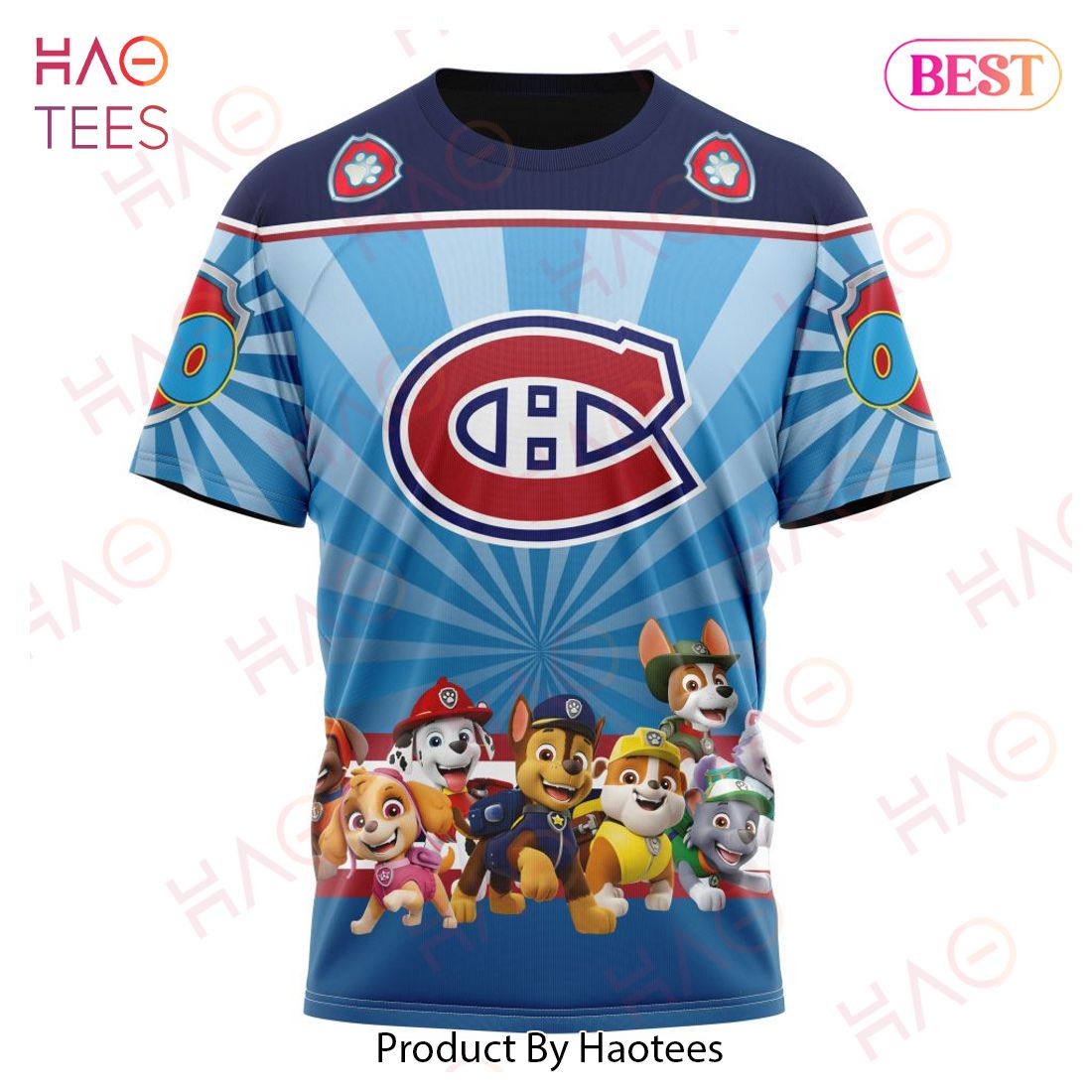 NHL Montreal Canadiens Special Paw Patrol Kits Hoodie NHL Montreal Canadiens Special Paw Patrol Kits Hoodie