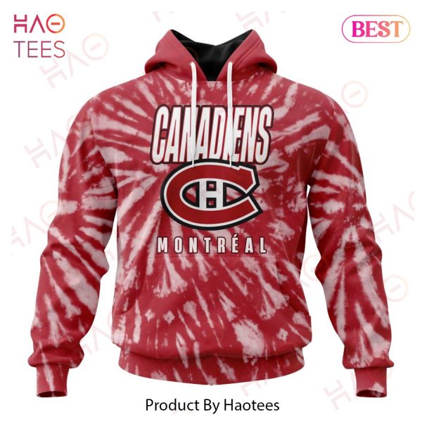 NHL Montreal Canadiens Special Retro Vintage Tie – Dye Hoodie