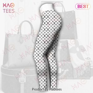 HOT Louis Vuitton Glitter Combo Outfit Crop Hoodie Legging