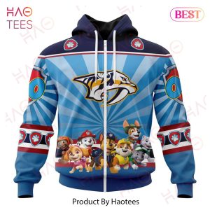 NHL Nashville Predators Special Paw Patrol Kits Hoodie