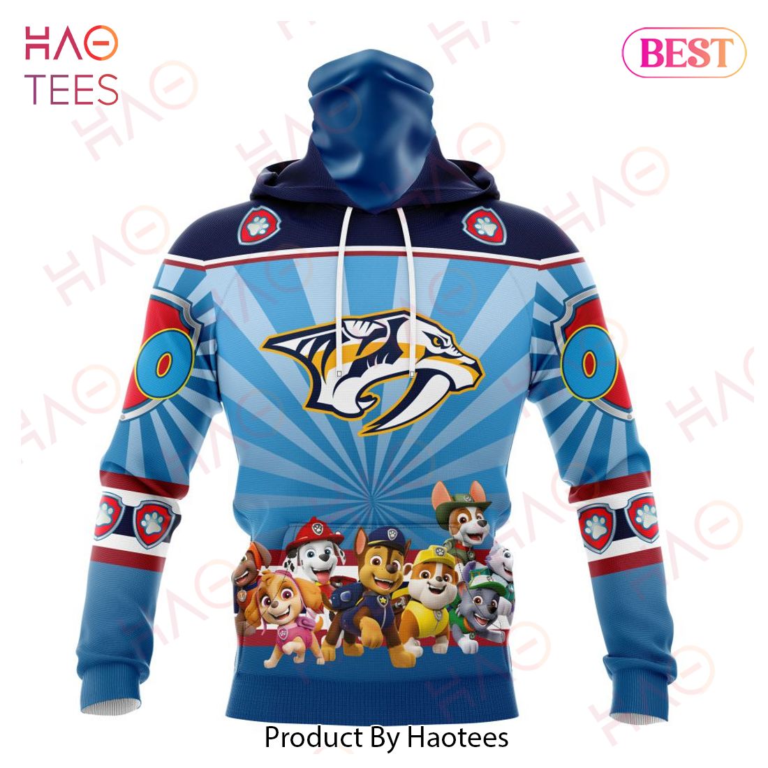 NHL Nashville Predators Special Paw Patrol Kits Hoodie NHL Nashville Predators Special Paw Patrol Kits Hoodie