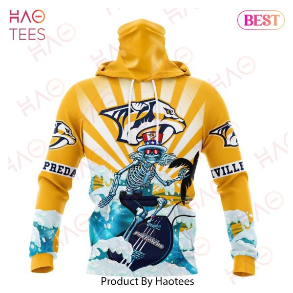 NHL Nashville Predators Specialized Kits For The Grateful Dead Hoodie