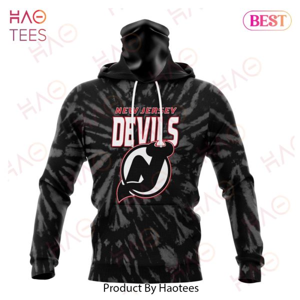 NHL New Jersey Devils Special Retro Vintage Tie – Dye Hoodie