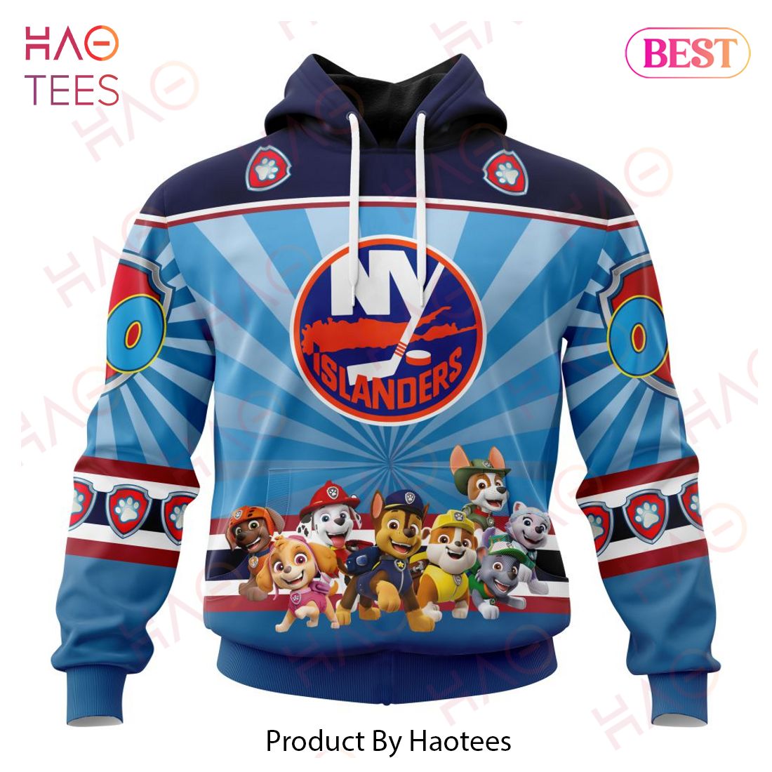 NHL New York Islanders Special Paw Patrol Kits Hoodie