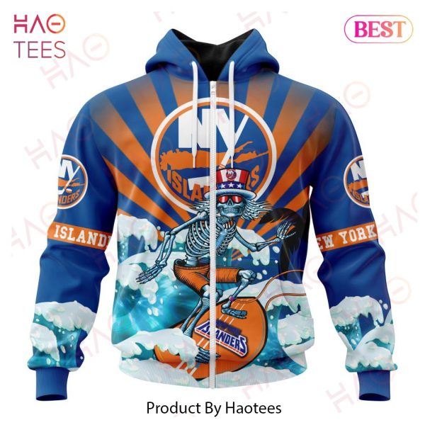 NHL New York Islanders Specialized Kits For The Grateful Dead Hoodie