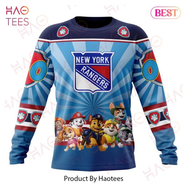 NHL New York Rangers Special Paw Patrol Kits Hoodie