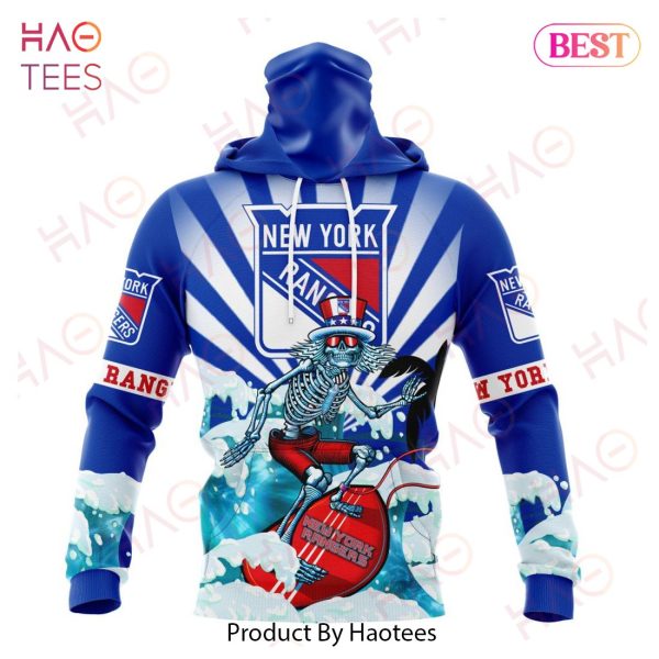 NHL New York Rangers Specialized Kits For The Grateful Dead Hoodie