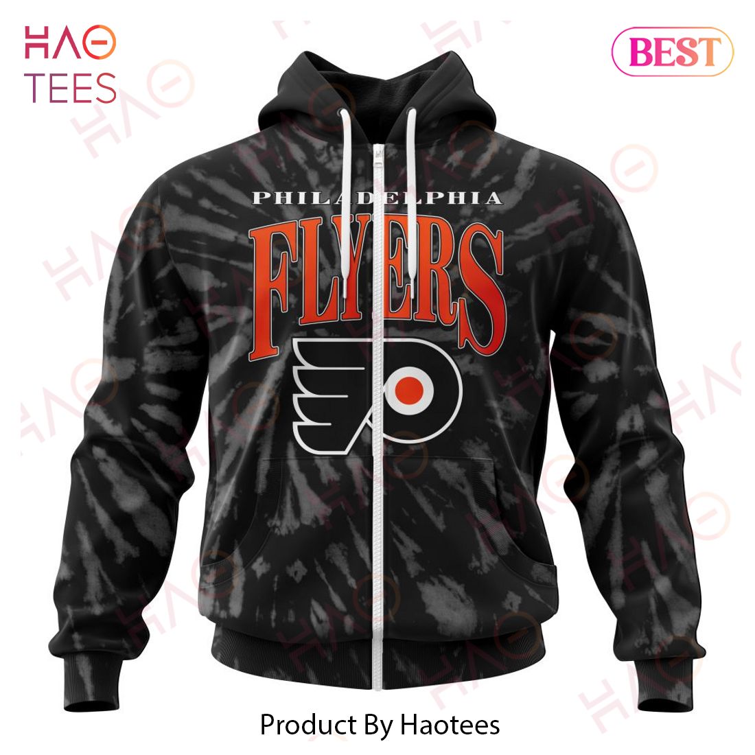 NHL Philadelphia Flyers Special Retro Vintage Tie - Dye Hoodie NHL Philadelphia Flyers Special Retro Vintage Tie - Dye Hoodie