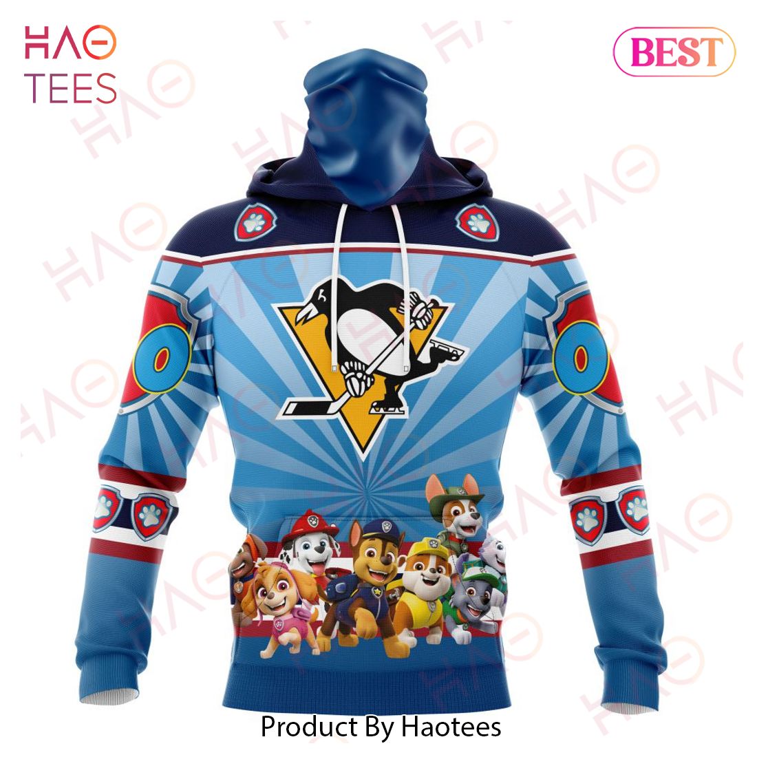 NHL Pittsburgh Penguins Special Paw Patrol Kits Hoodie NHL Pittsburgh Penguins Special Paw Patrol Kits Hoodie