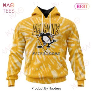 NHL Pittsburgh Penguins Special Retro Vintage Tie – Dye Hoodie