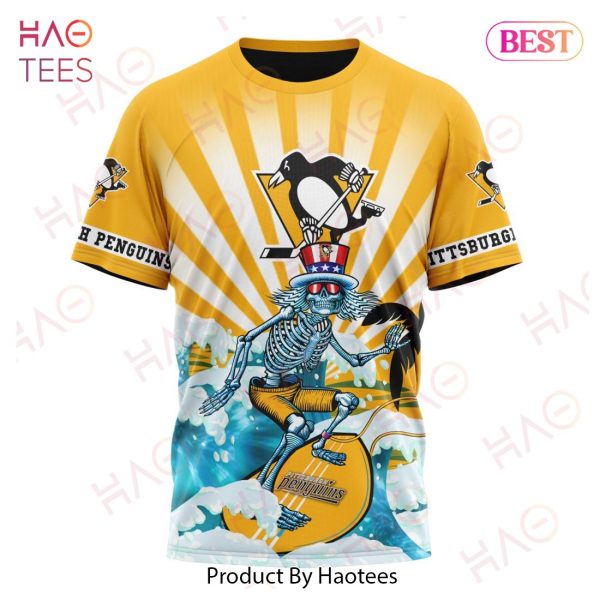 NHL Pittsburgh Penguins Specialized Kits For The Grateful Dead Hoodie