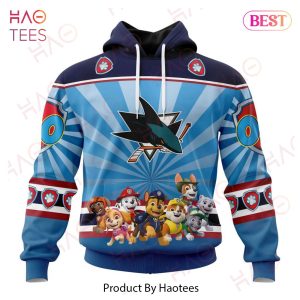 NHL San Jose Sharks Special Paw Patrol Kits Hoodie