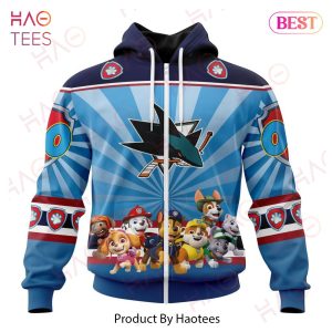 NHL San Jose Sharks Special Paw Patrol Kits Hoodie