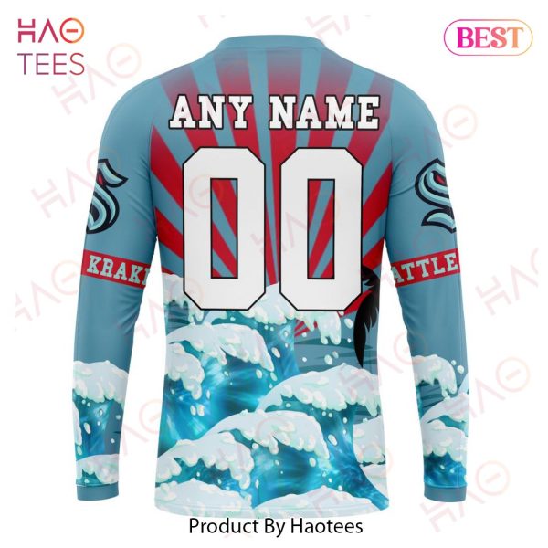 NHL Seattle Kraken Specialized Kits For The Grateful Dead Hoodie