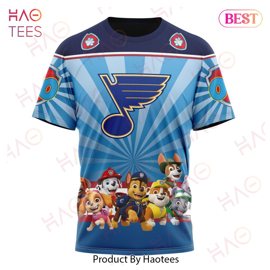 NHL St Louis Blues Special Paw Patrol Kits Hoodie NHL St Louis Blues Special Paw Patrol Kits Hoodie