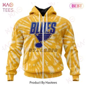 NHL St Louis Blues Special Retro Vintage Tie – Dye Hoodie