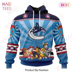 NHL Vancouver Canucks Special Paw Patrol Kits Hoodie