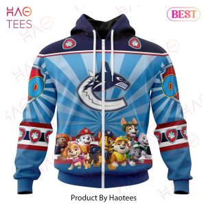NHL Vancouver Canucks Special Paw Patrol Kits Hoodie