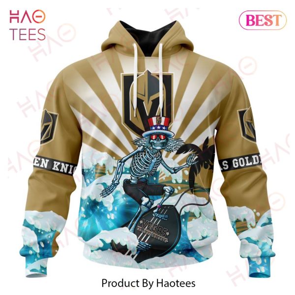 NHL Vegas Golden Knights Specialized Kits For The Grateful Dead Hoodie
