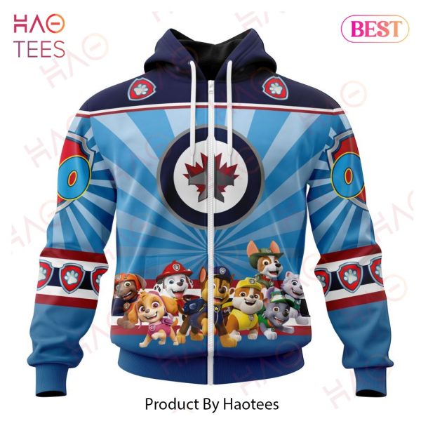 NHL Winnipeg Jets Special Paw Patrol Kits Hoodie
