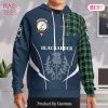 Blair Clan Badge Rampant Lion Hoodie