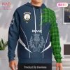 Blair Clan Badge Rampant Lion Hoodie